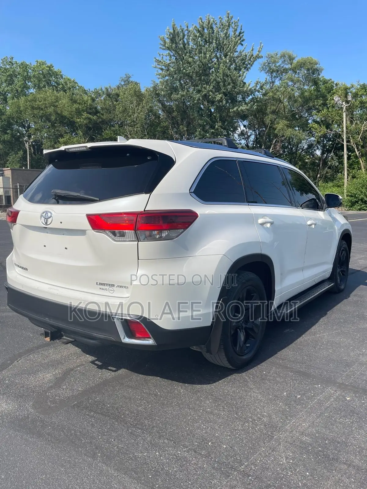 Toyota Highlander Limited 2019 White