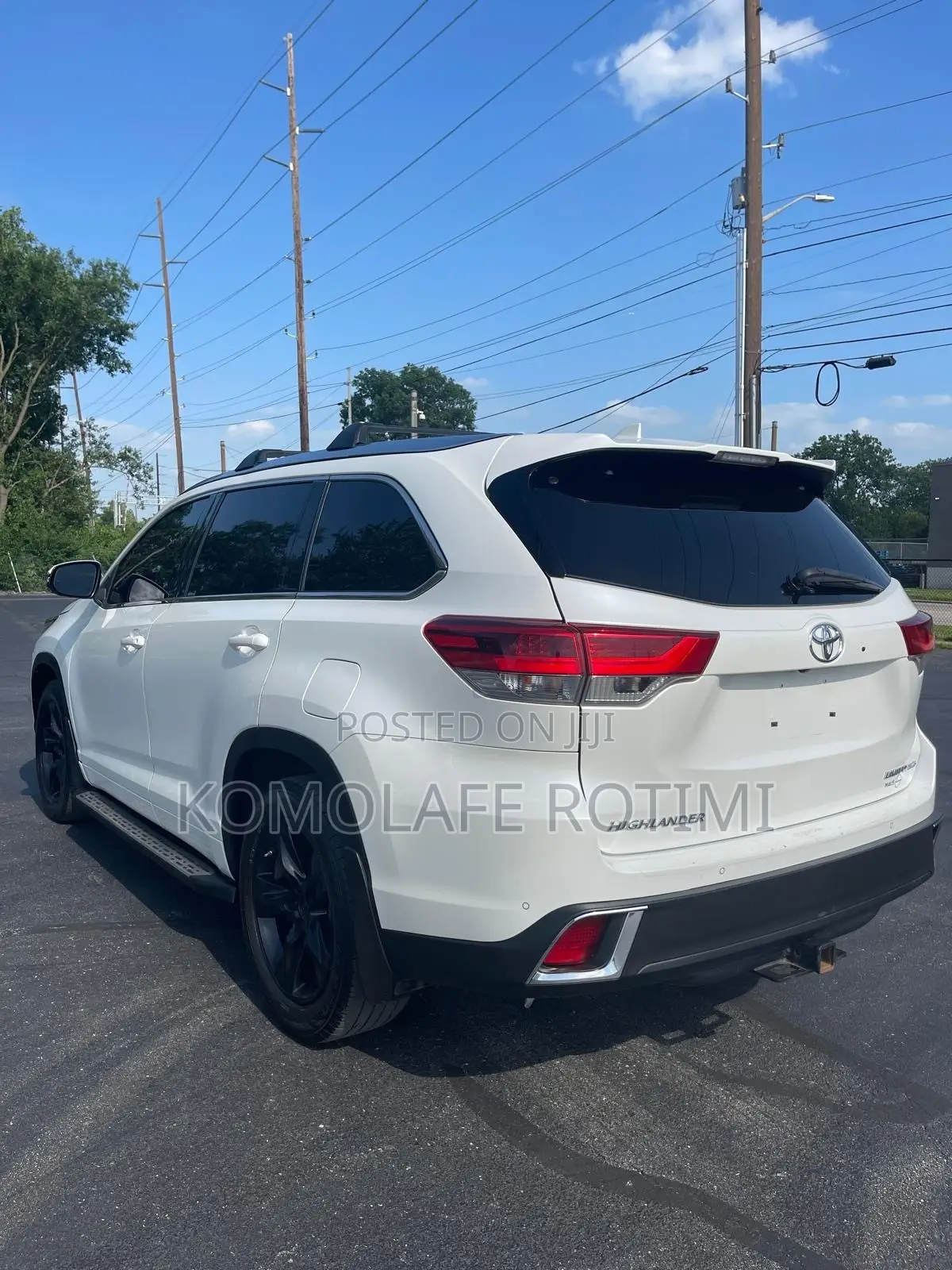Toyota Highlander Limited 2019 White