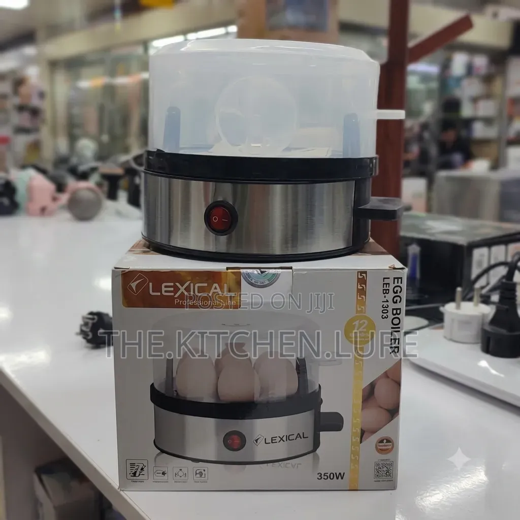 Lexical Electric Stainless Steel Egg Boiler and Steamer