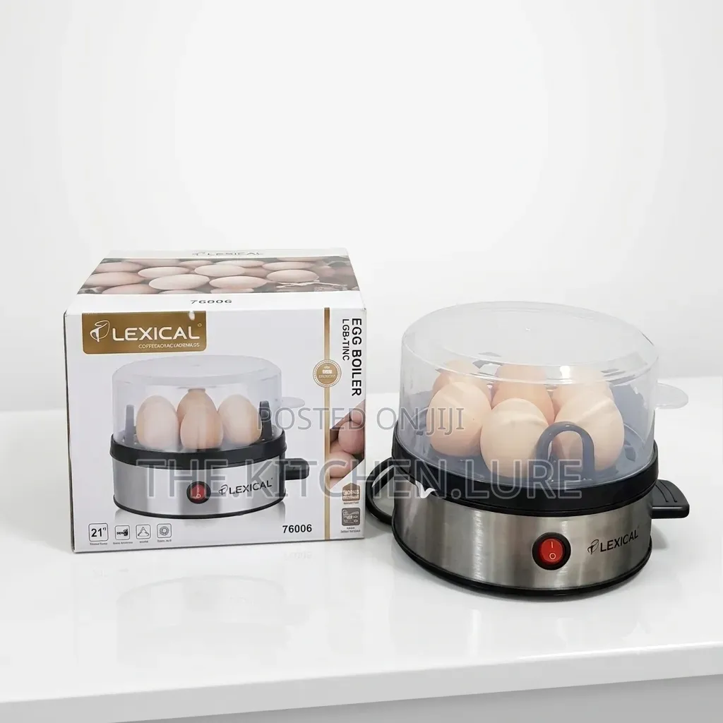 Lexical Electric Stainless Steel Egg Boiler and Steamer