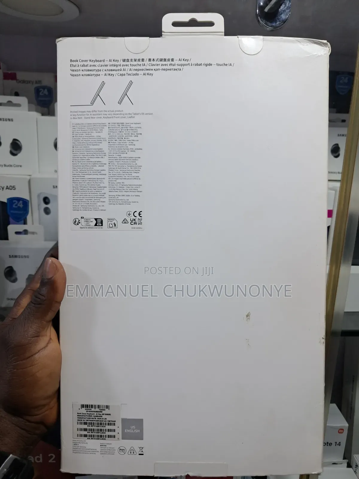 Samsung Galaxy Tab S10 Ultra Keyboard Bookcover