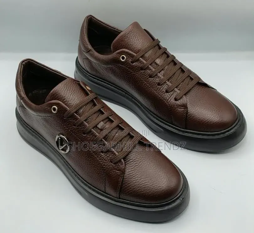 Valentino Men's Leather Sneakers | Italian Luxury Elegance