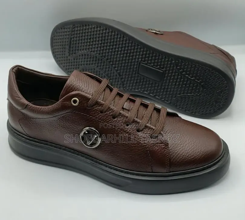 Valentino Men's Leather Sneakers | Italian Luxury Elegance