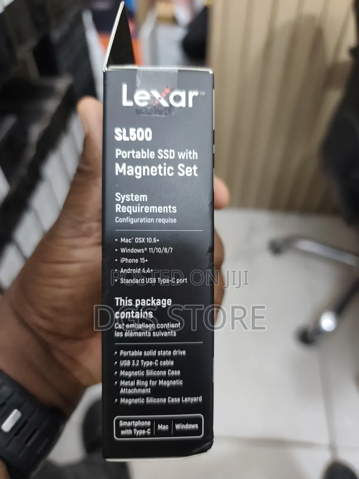 Lexar SL500 Portable SSD With Magnetic Set 2tb 2000mbs