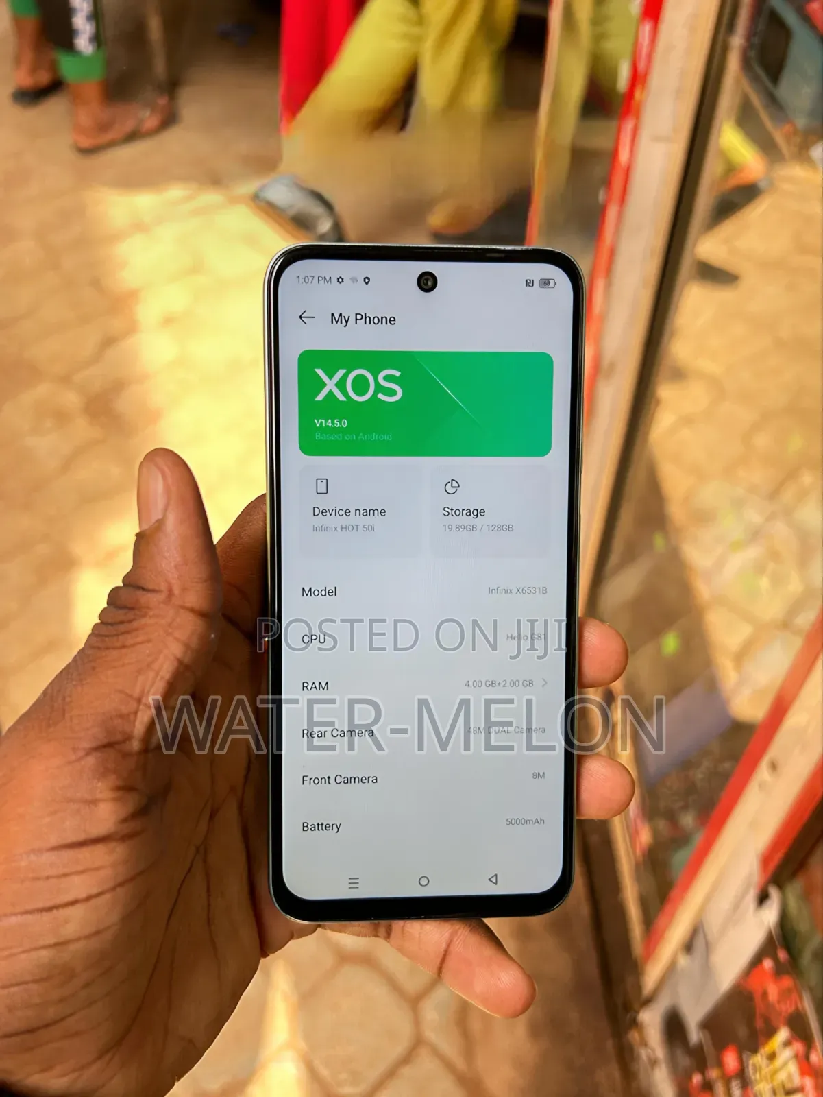 Infinix Hot 50i 128 GB Green