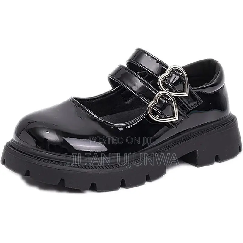 Brand Fashion Shoe - Black Patent-ChunkyPlatform-Size 37 Only-Trending
