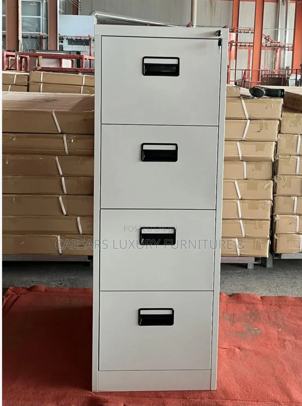 New 4 Drawer Metal Office Filing Cabinet