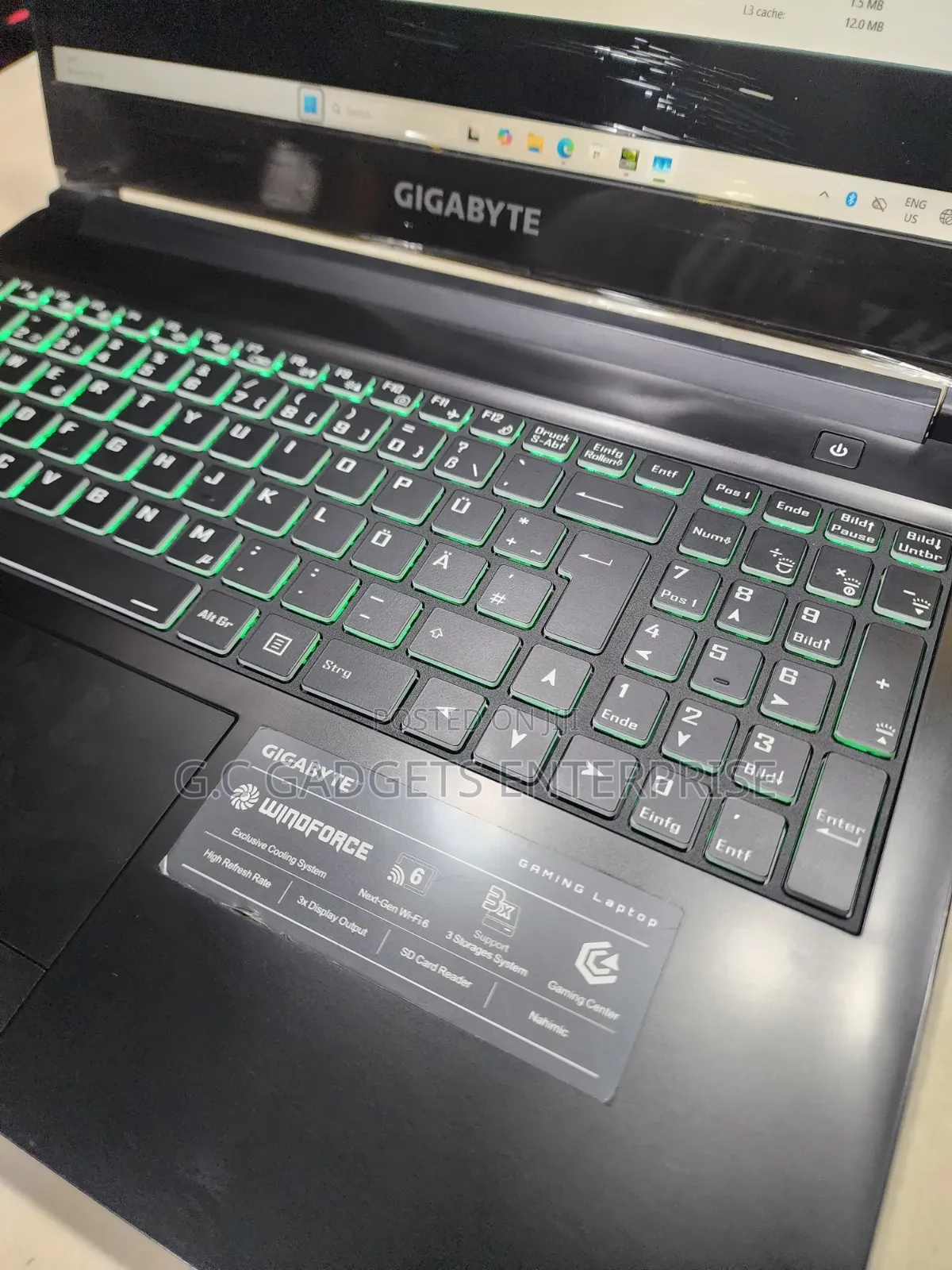 Laptop Gigabyte G5 16GB Intel Core i5 SSD 512GB