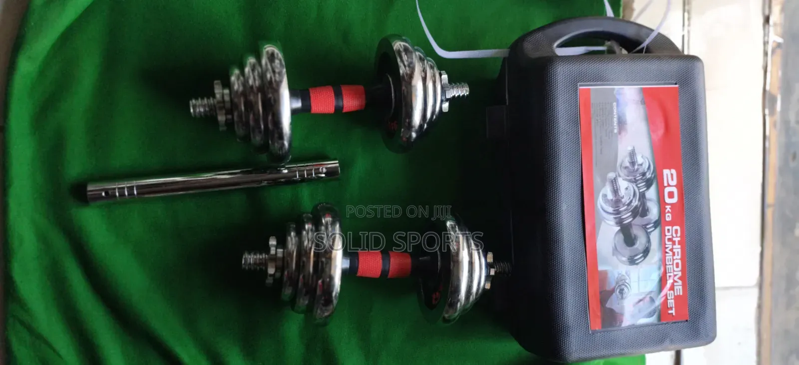 Adjustable Case Dumbbells 20kg Payments on Delivery