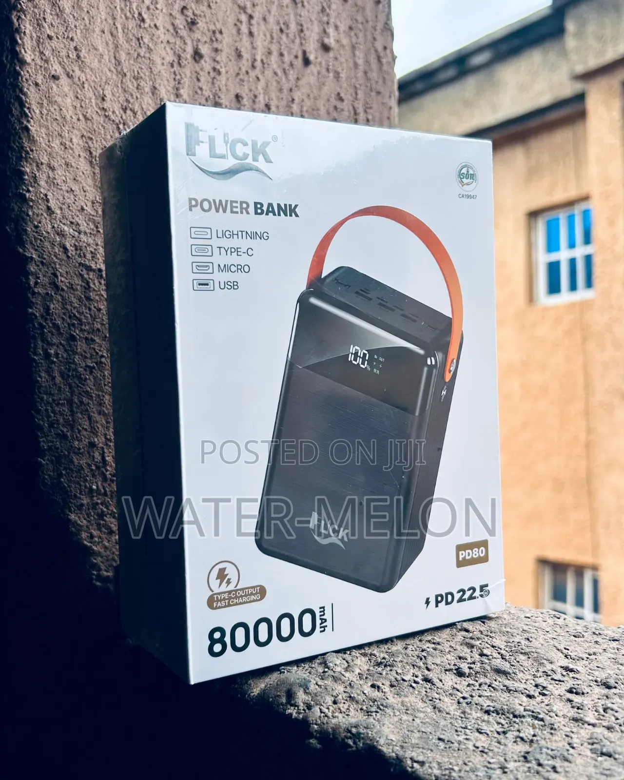 Brand New 80,000 MAH Flick Power Bank .