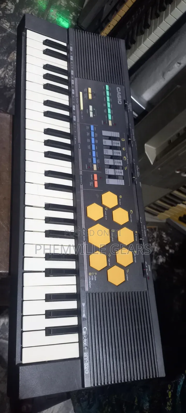 Uk Used Casitone Mt 520 Children Piano