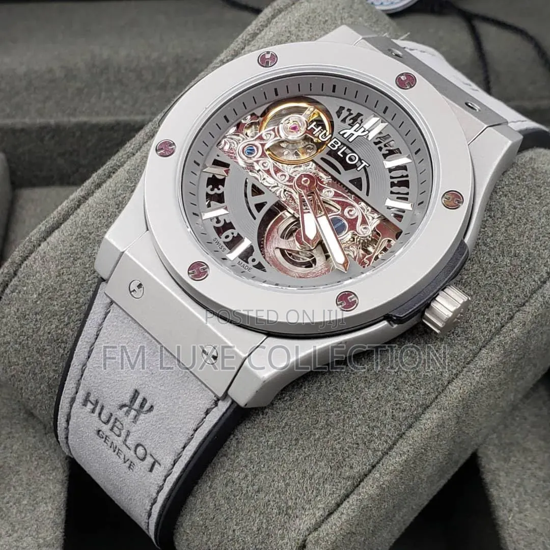 *HUBLOT Big Bang Tourbillon Skeleton Wristwatch