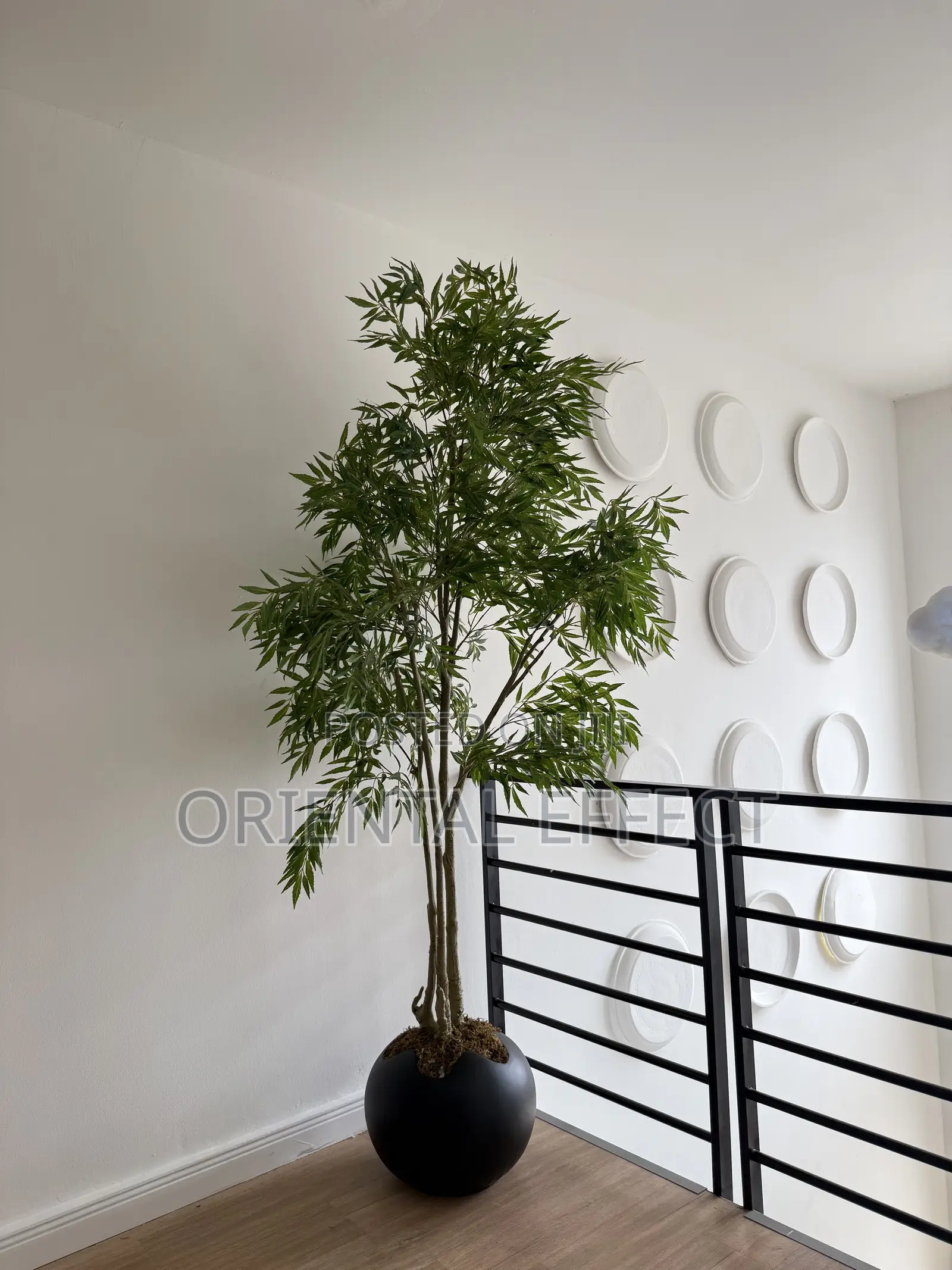 Pot With Artificial Mahonia Tree | Home Décor Nigeria