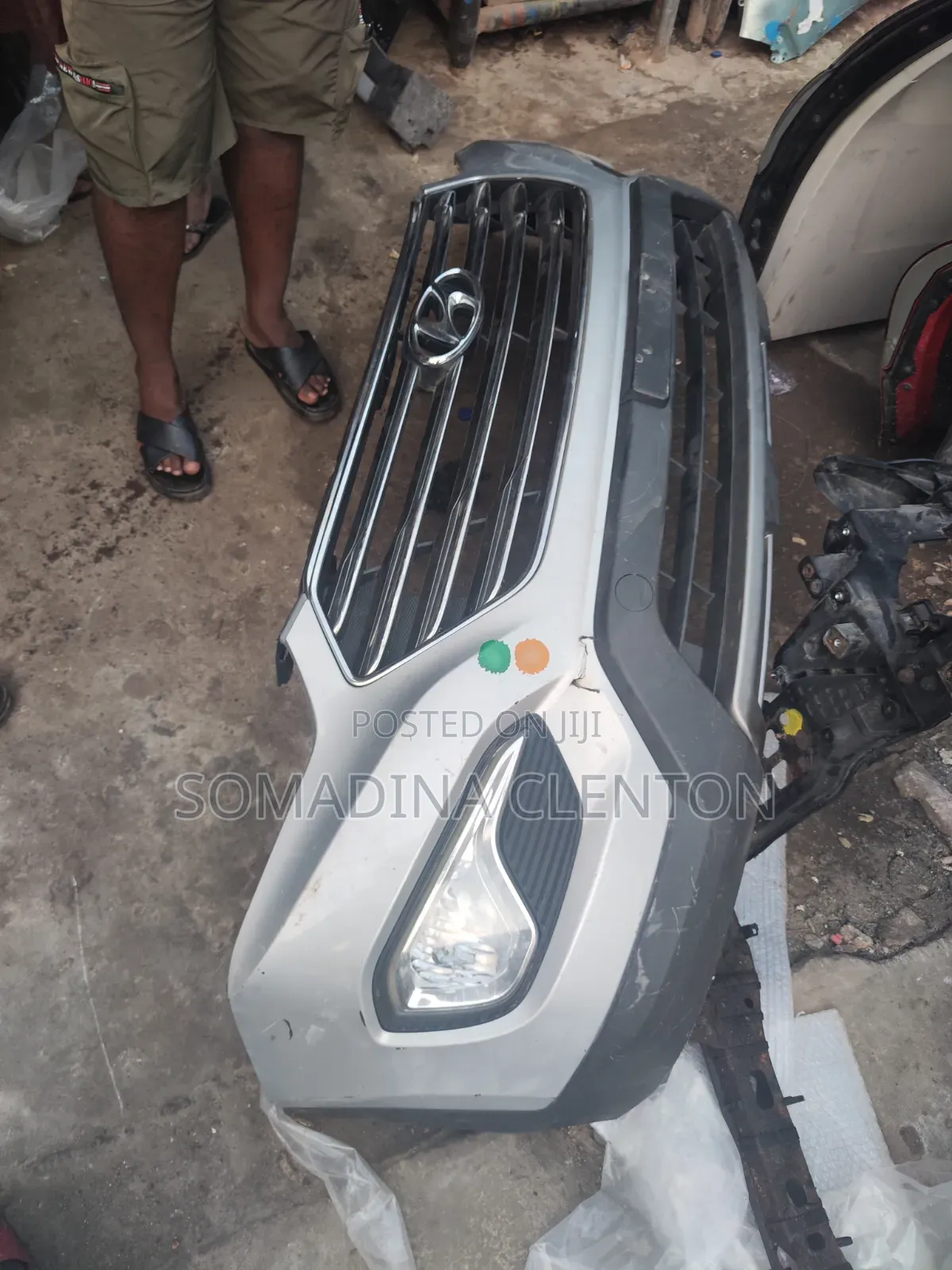 Complete Front Bumper Grand Santa Fe 2014 Model