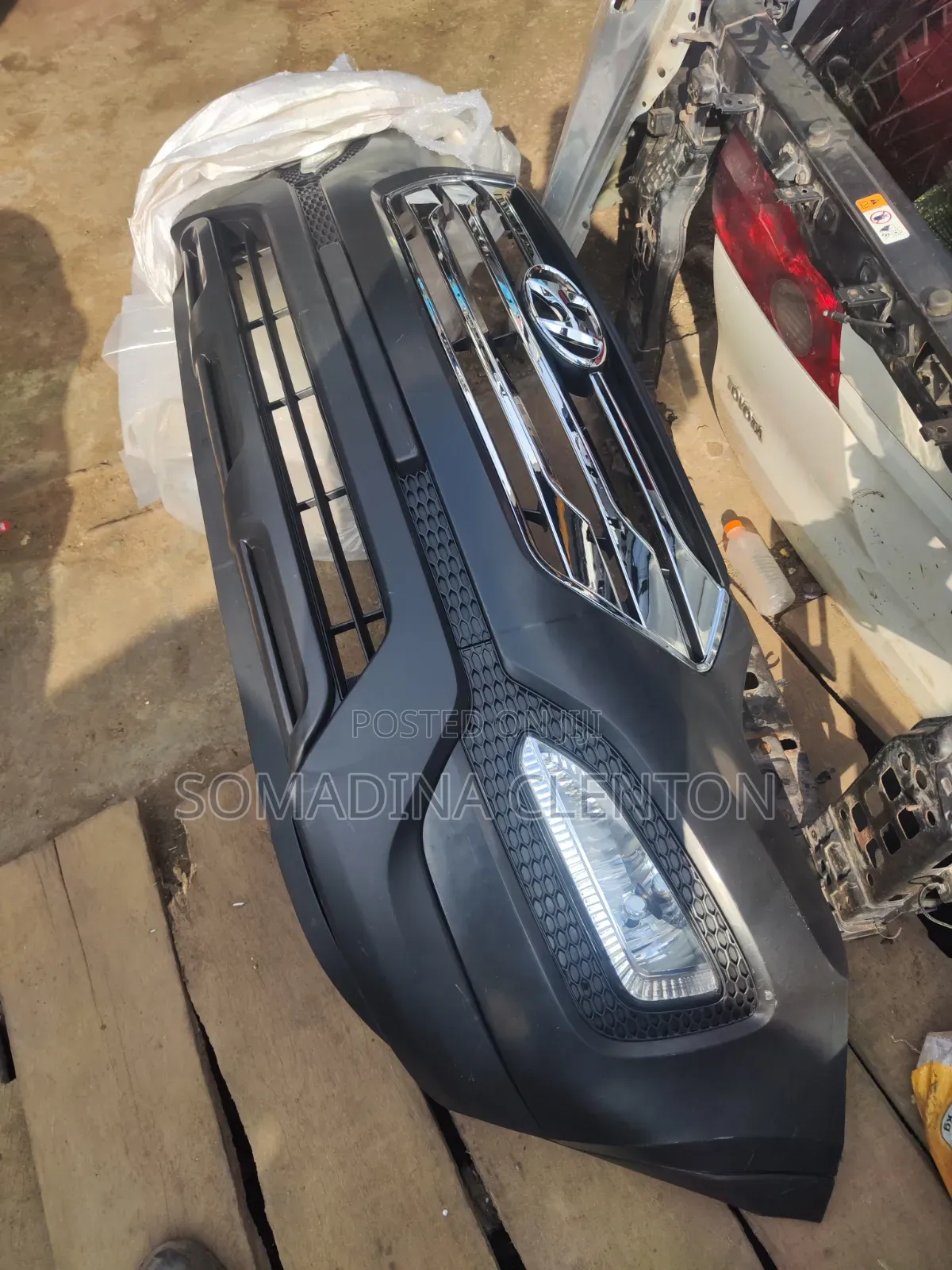 Complete Front Bumper for Hyundai Santa Fe 2013 Model