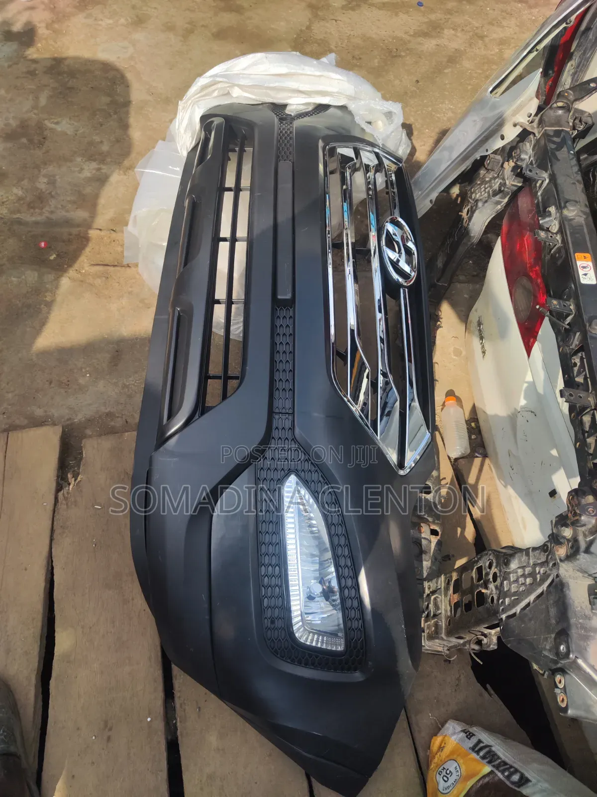 Complete Front Bumper for Hyundai Santa Fe 2013 Model