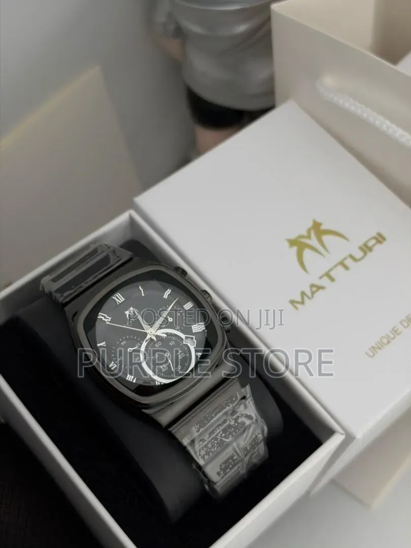 Matturi Functional Chronograph Steel Watch