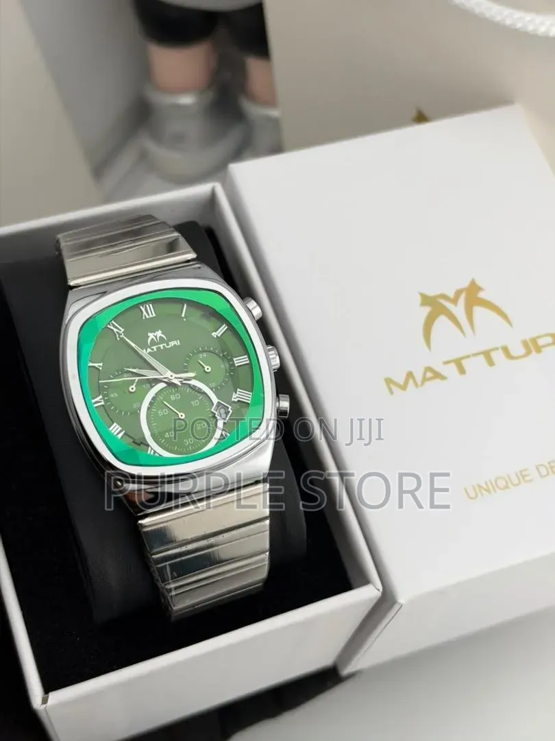 Matturi Functional Chronograph Steel Watch