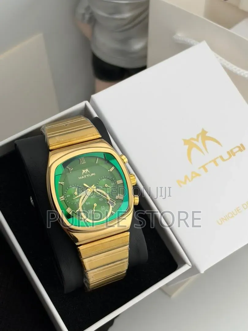 Matturi Functional Chronograph Steel Watch