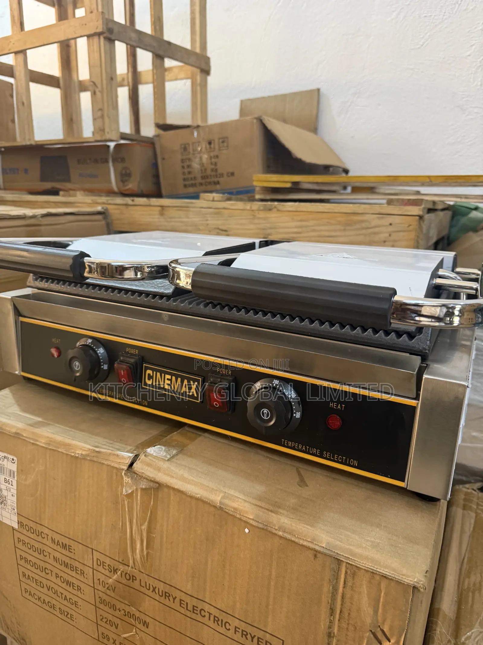Electric Griddle Double Press