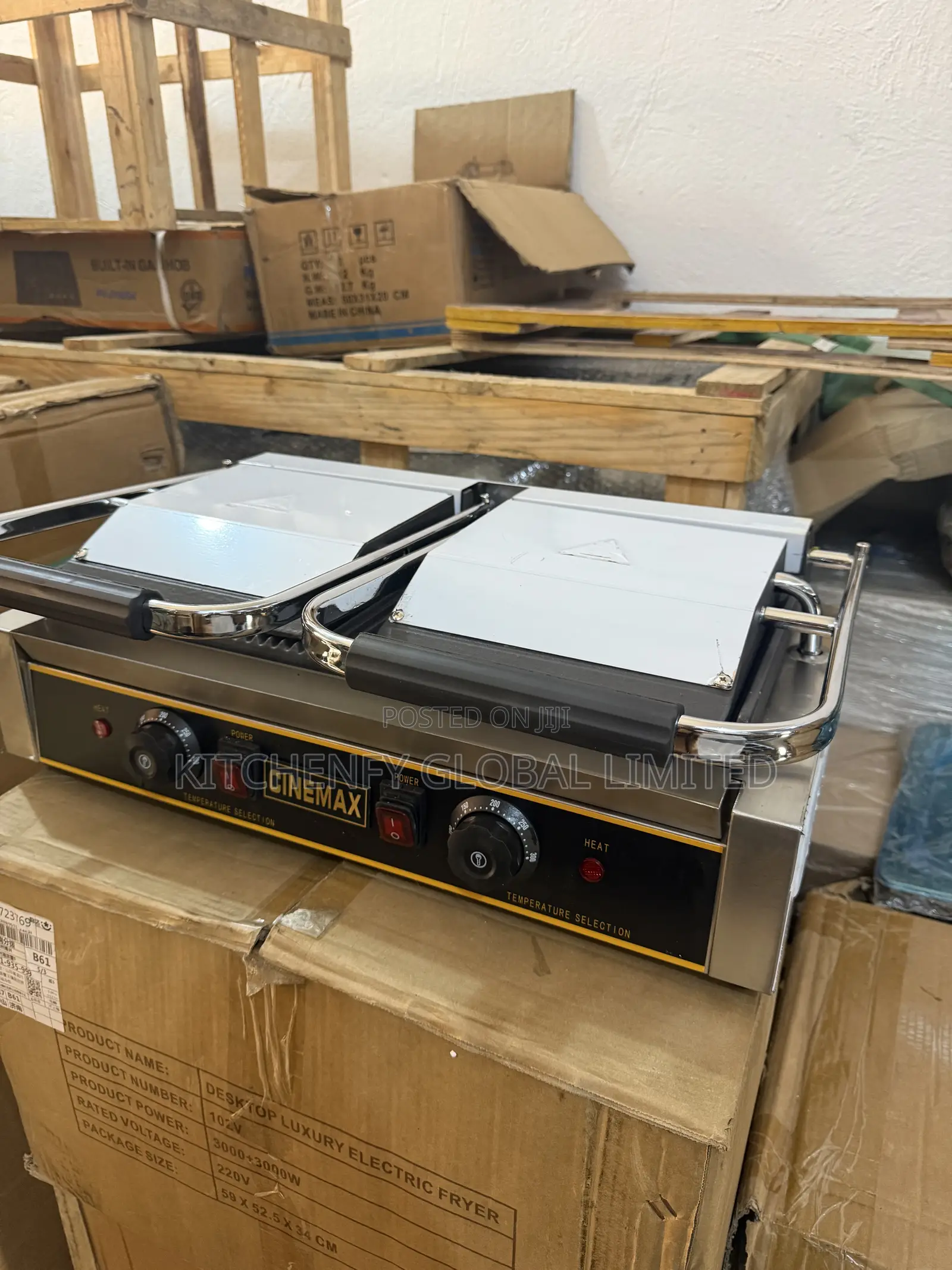 Electric Griddle Double Press