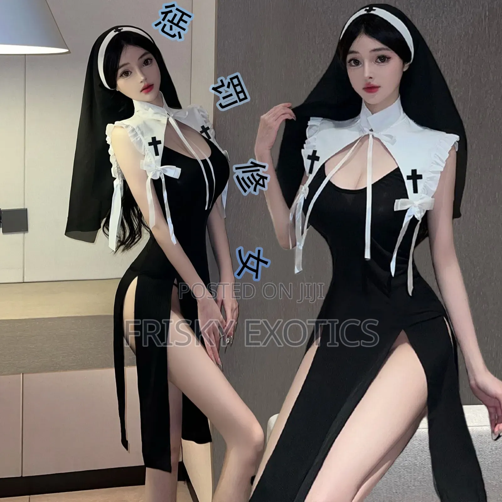 Nun Halloween Costume Set