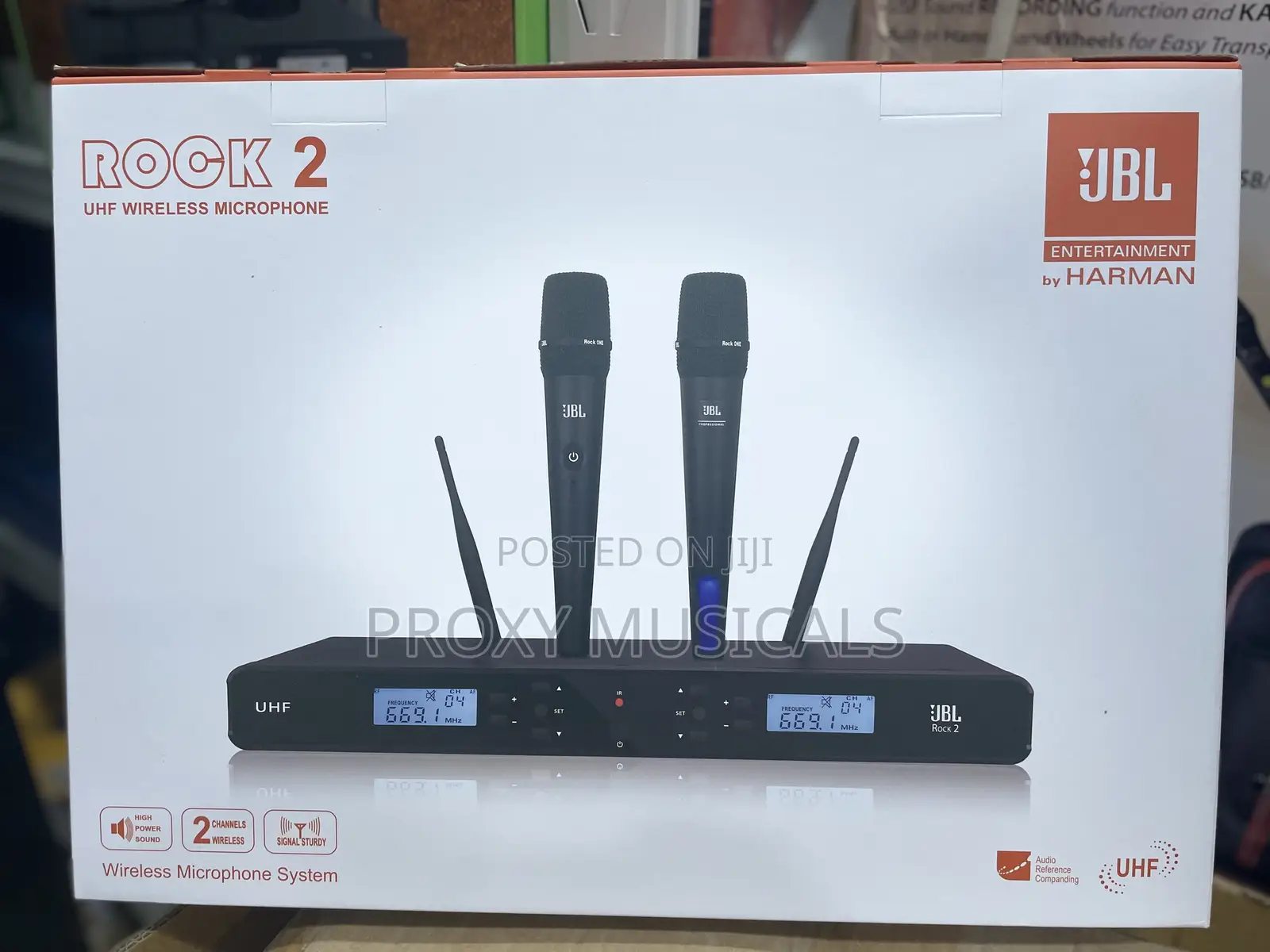 JBL Rock 2 Uhf Dual Wireless Microphone System