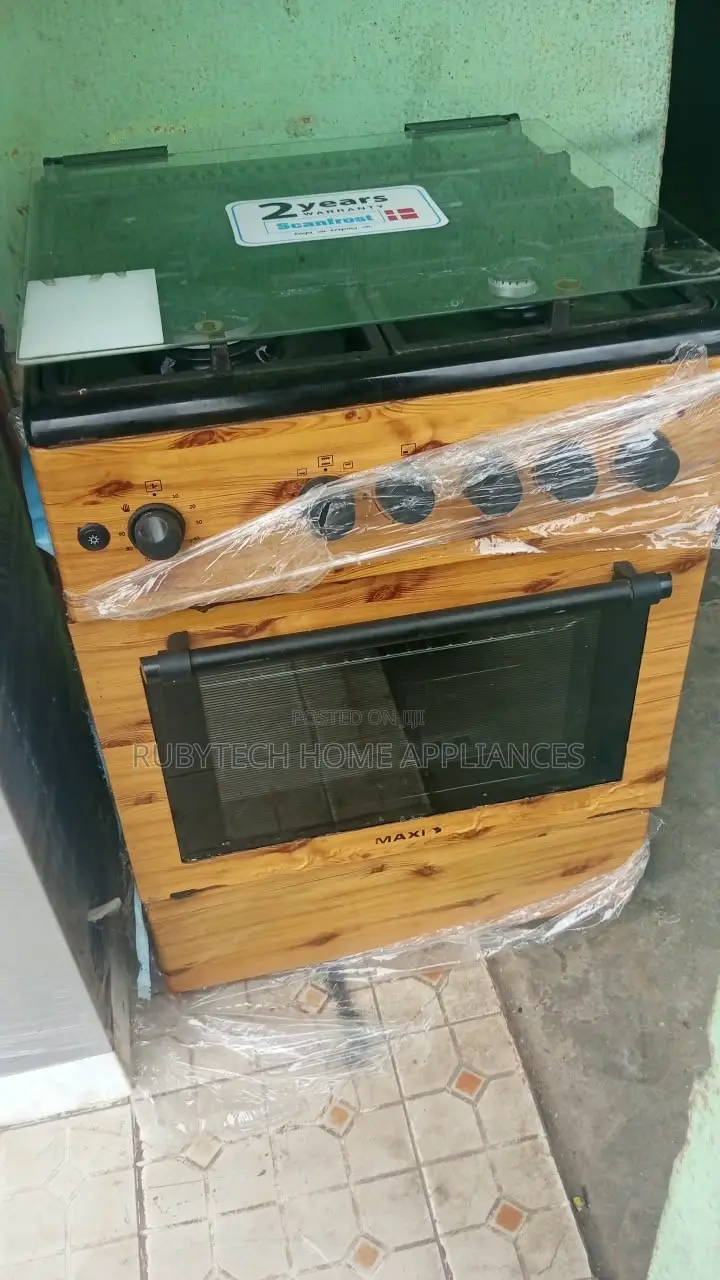 Maxi 60x65 Gas & Electric Cooker – 3 Gas Burners, Oven & Grill