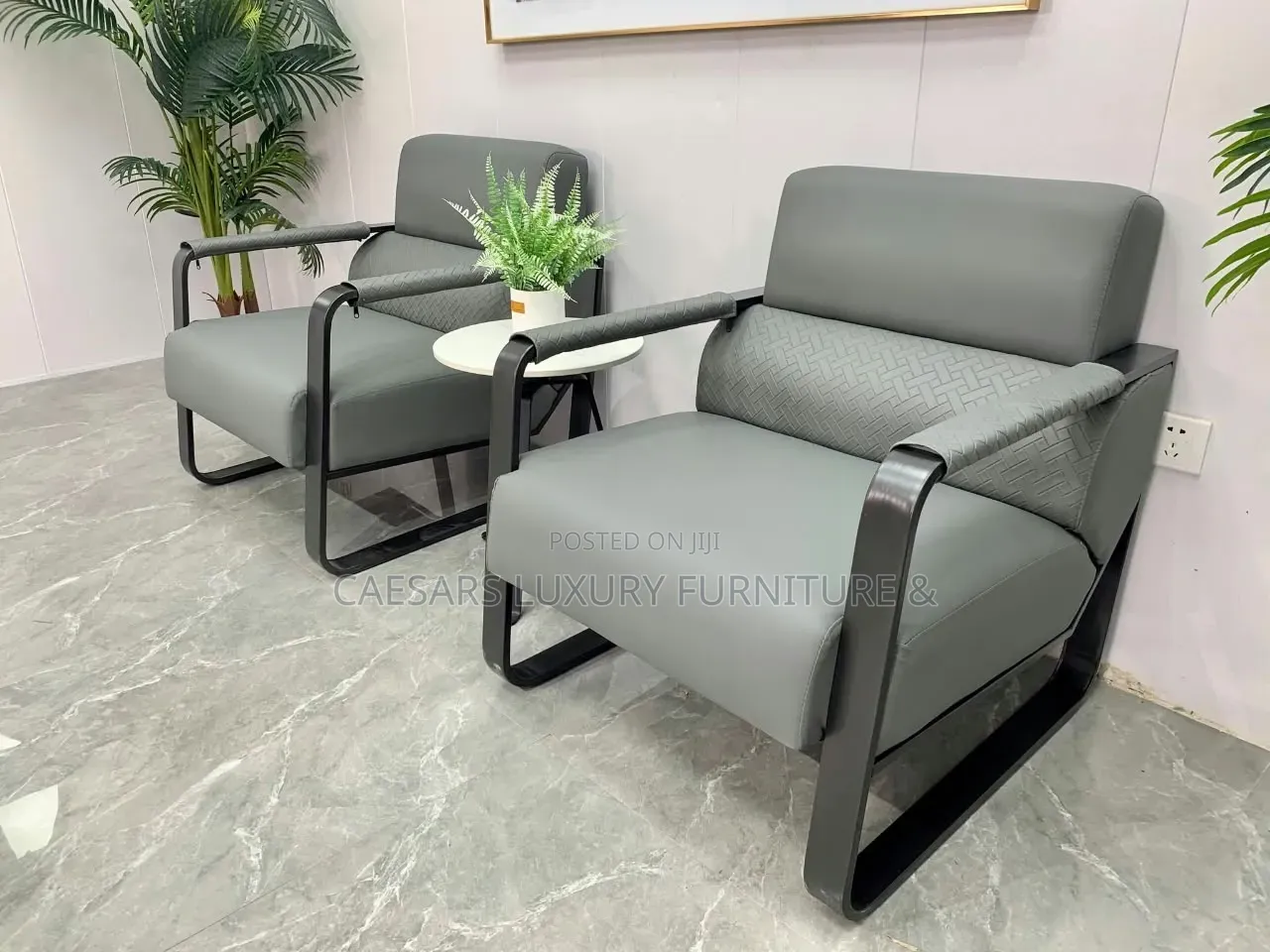 Single Seater Office Reception Sofa Set