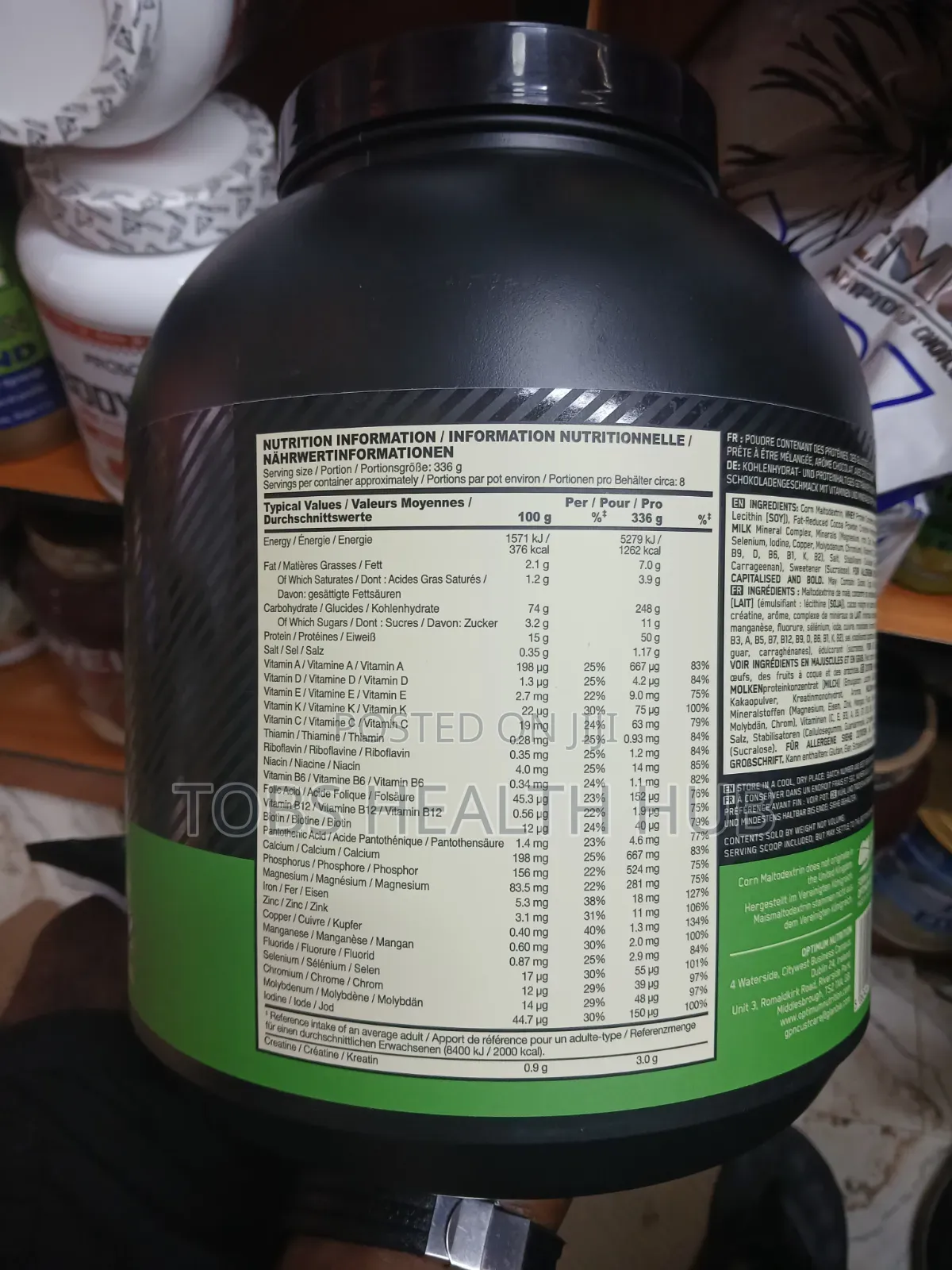 Optimum Nutrition Serious Mass 6LB – Chocolate