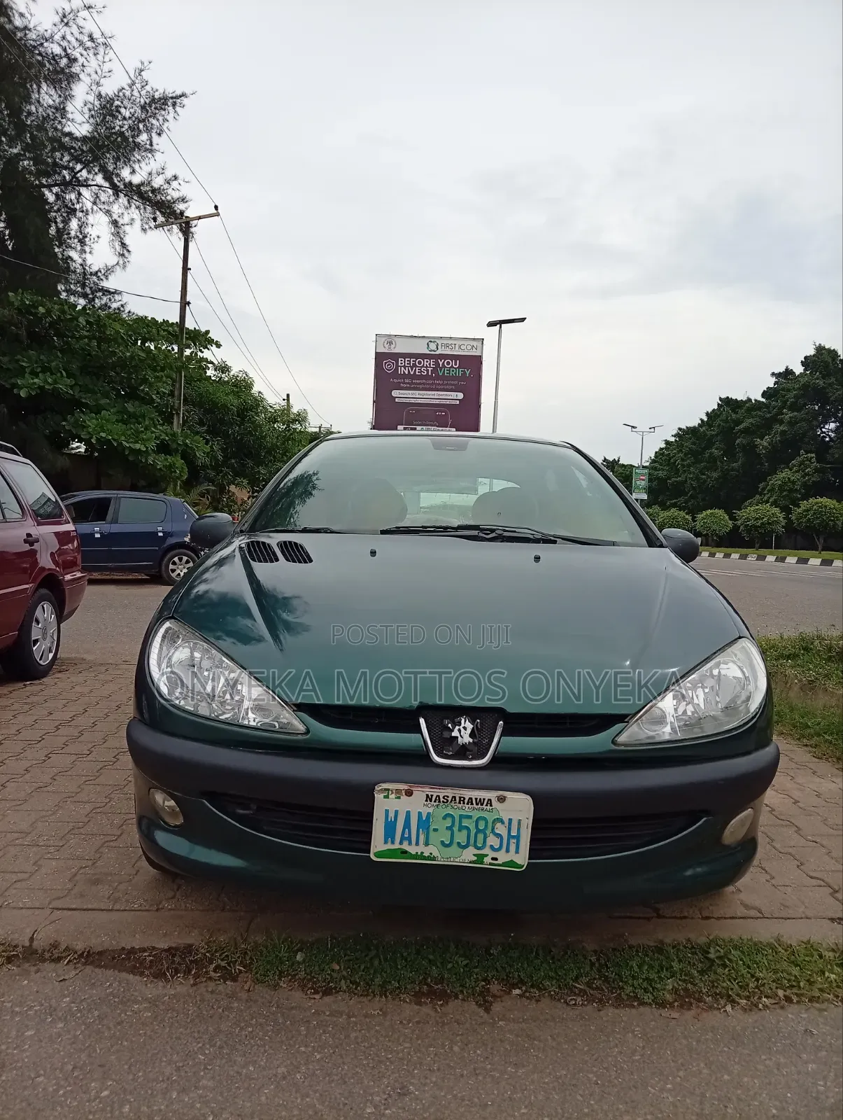 Peugeot 206 CC 2004 Green