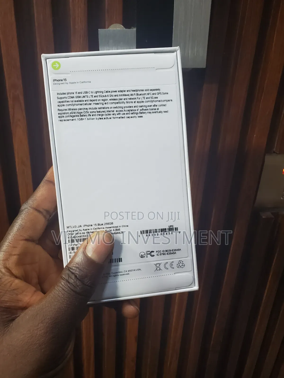 New Apple iPhone 15 256 GB Blue
