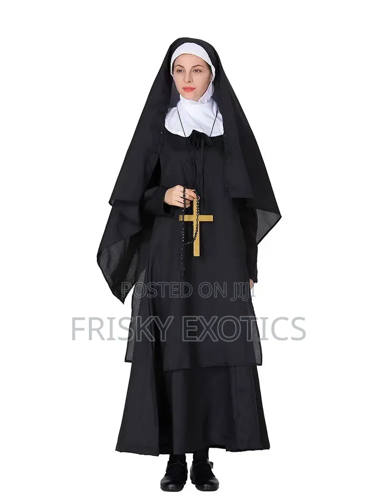 Complete Nun Halloween Costume Set