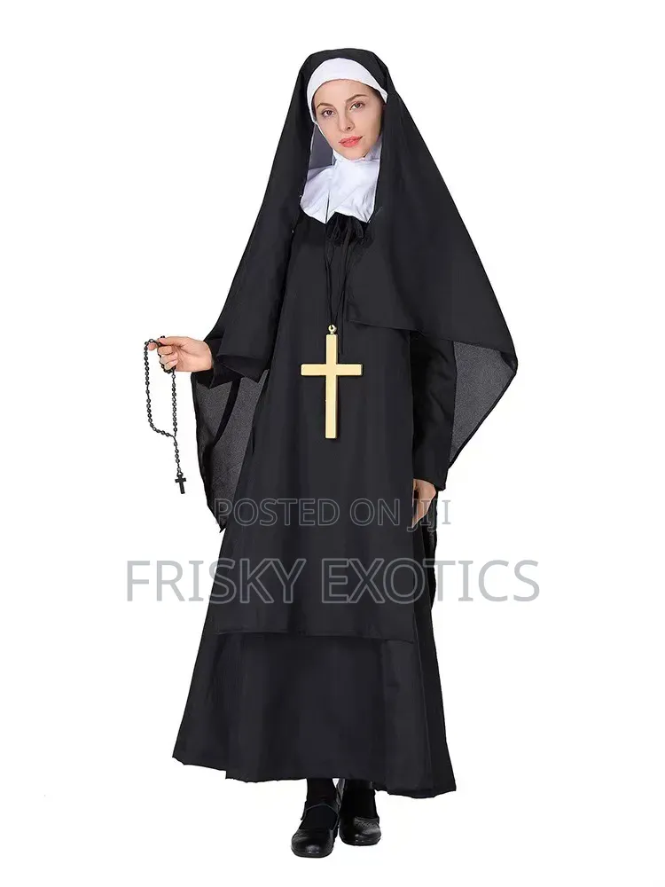 Complete Nun Halloween Costume Set
