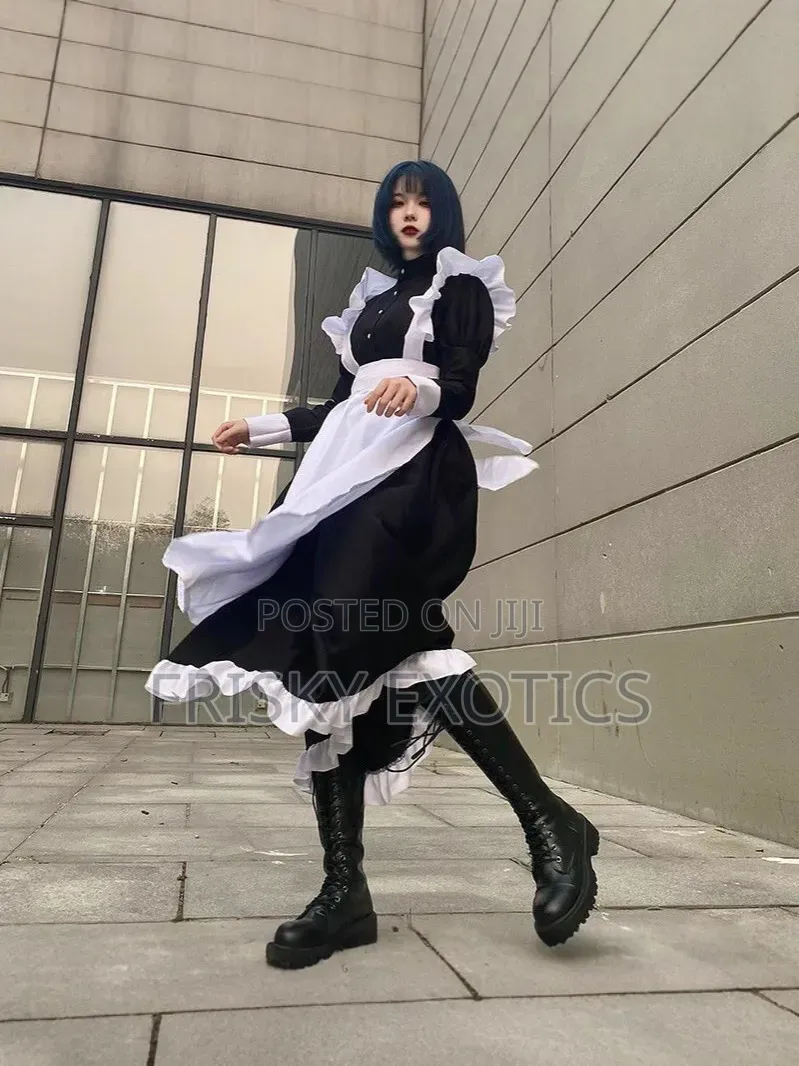 Full Length Maid Halloween Costume Set