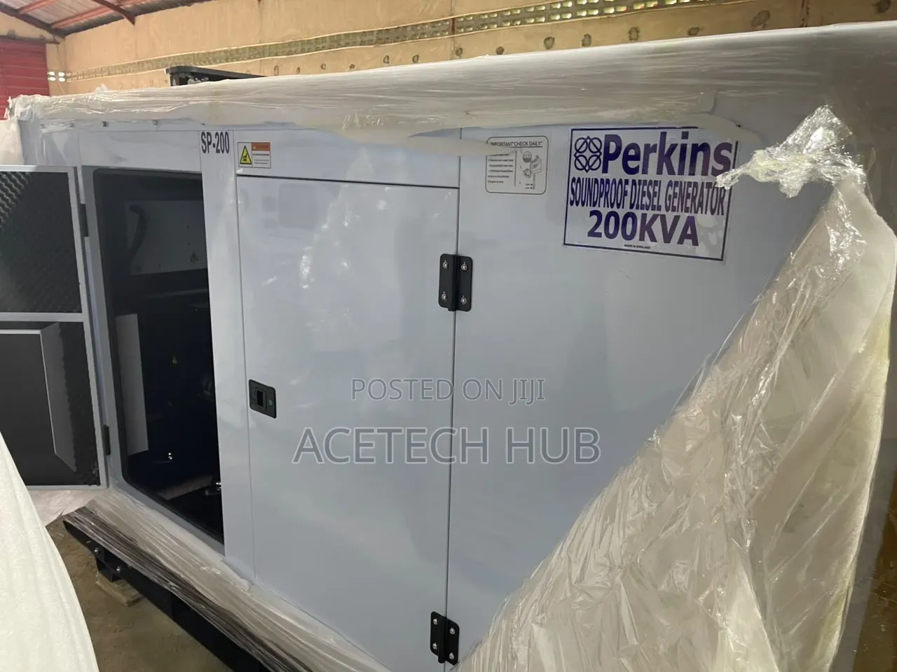 Original Perkins 200kVA Soundproof Generator