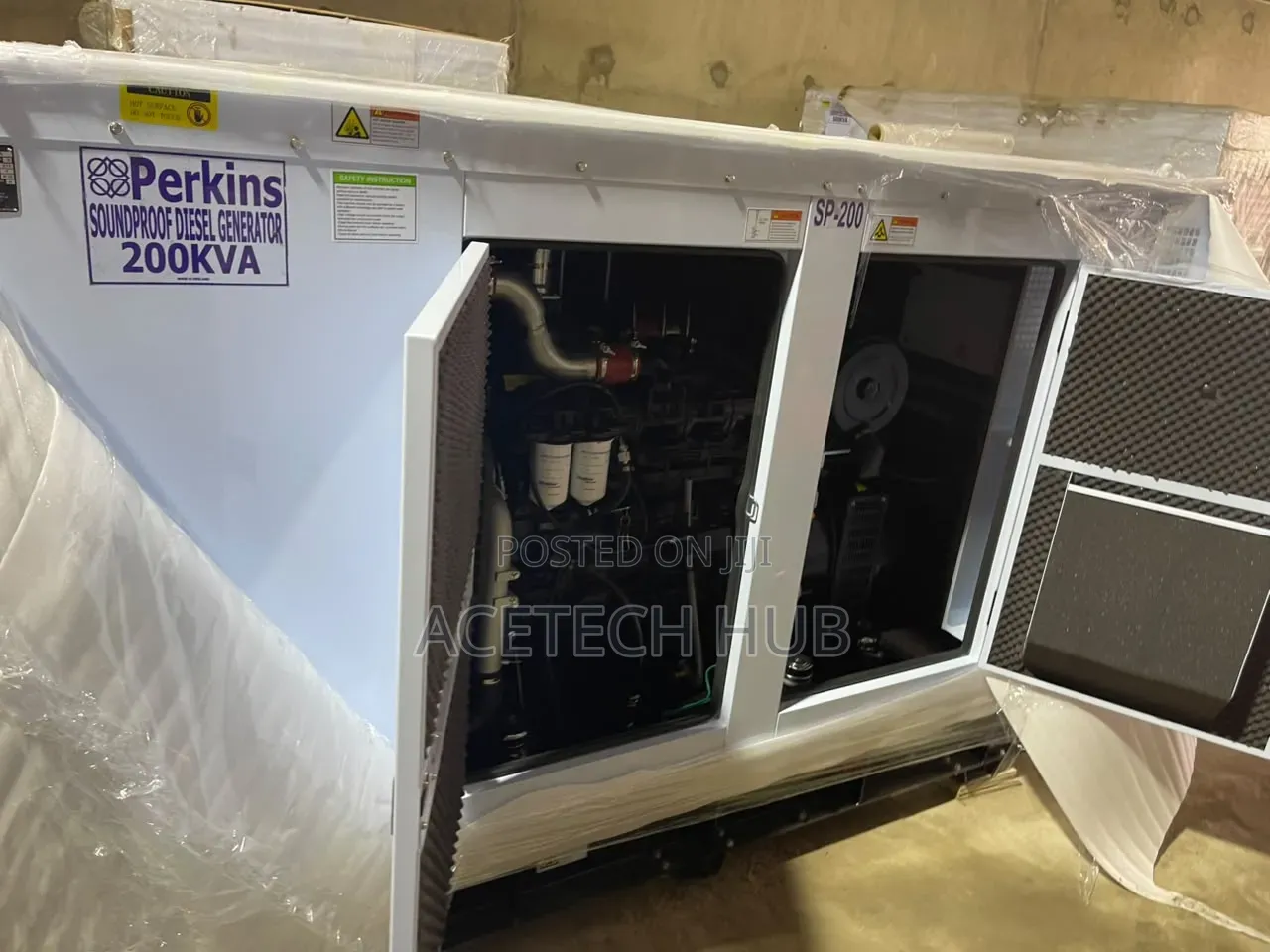 Original Perkins 200kVA Soundproof Generator