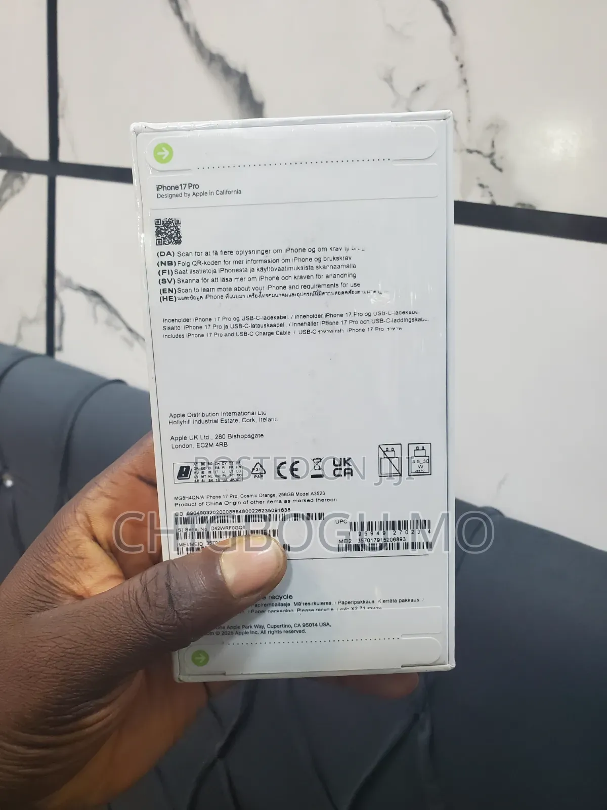 New Apple iPhone 17 Pro 256 GB Orange