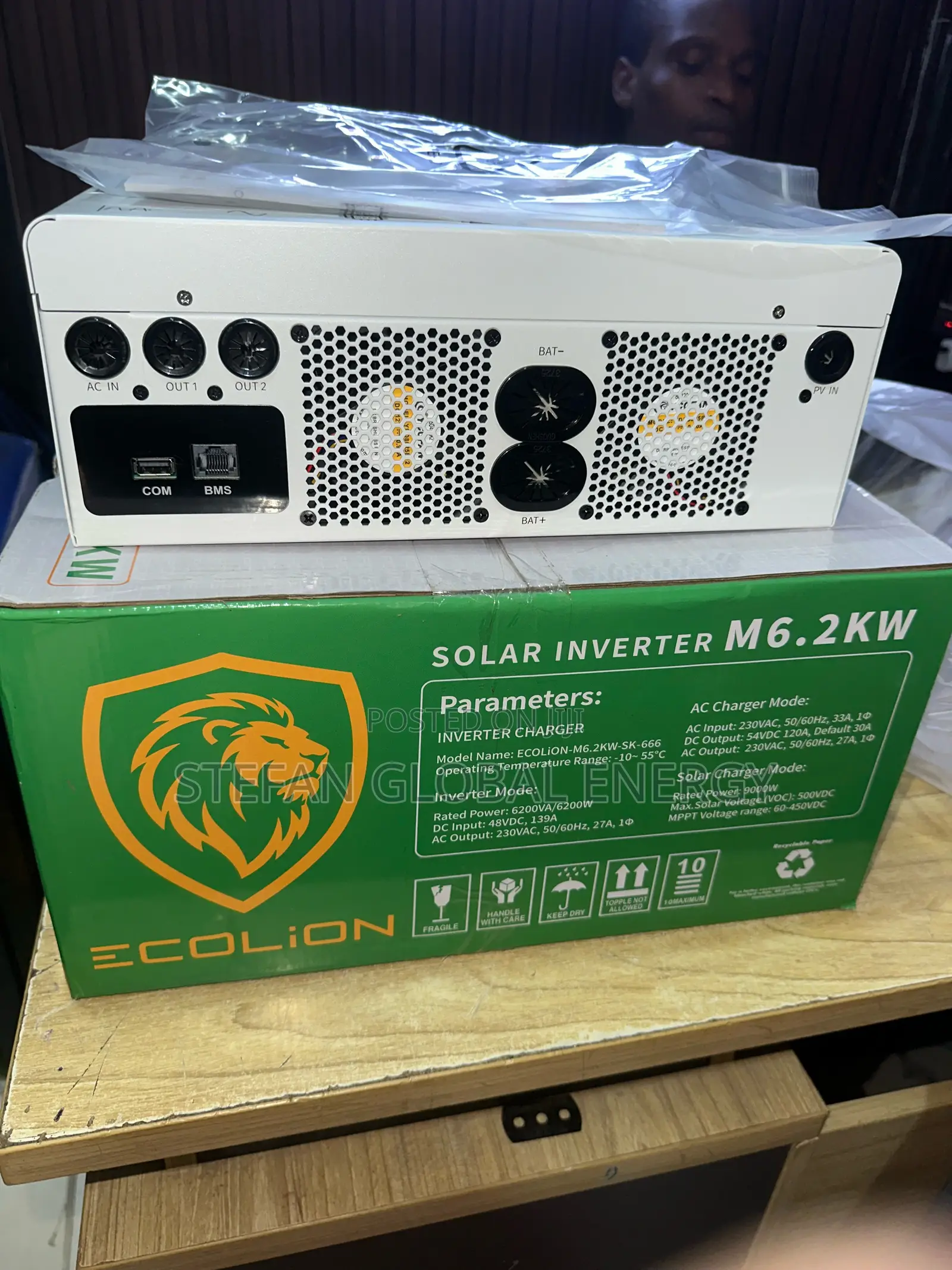 6.2kva .48v .Sk.666 Ecolion Hybrid Inverter