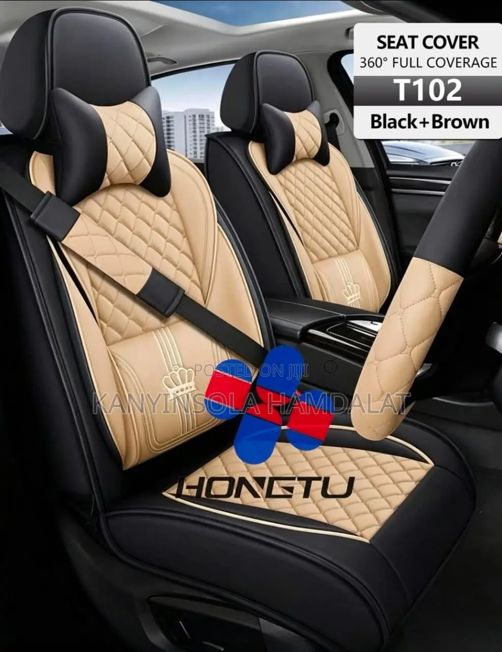Beige Colour Seat Covers