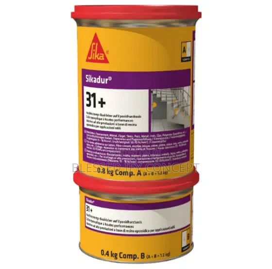 SikaDur-31+ High-Strength Epoxy Adhesive Repair Mortar Restore Etc.