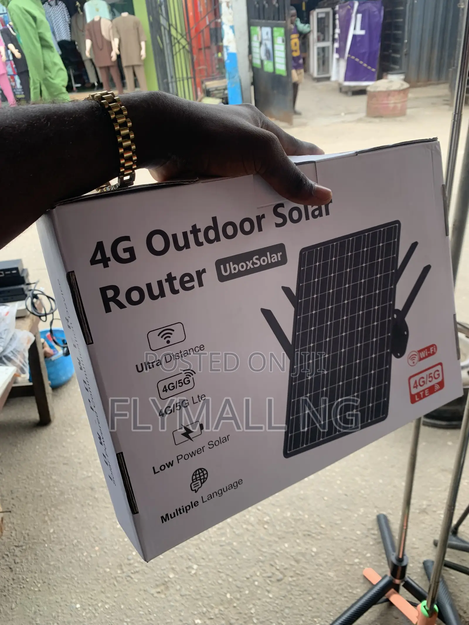 UboxSolar 4G Outdoor Solar Router