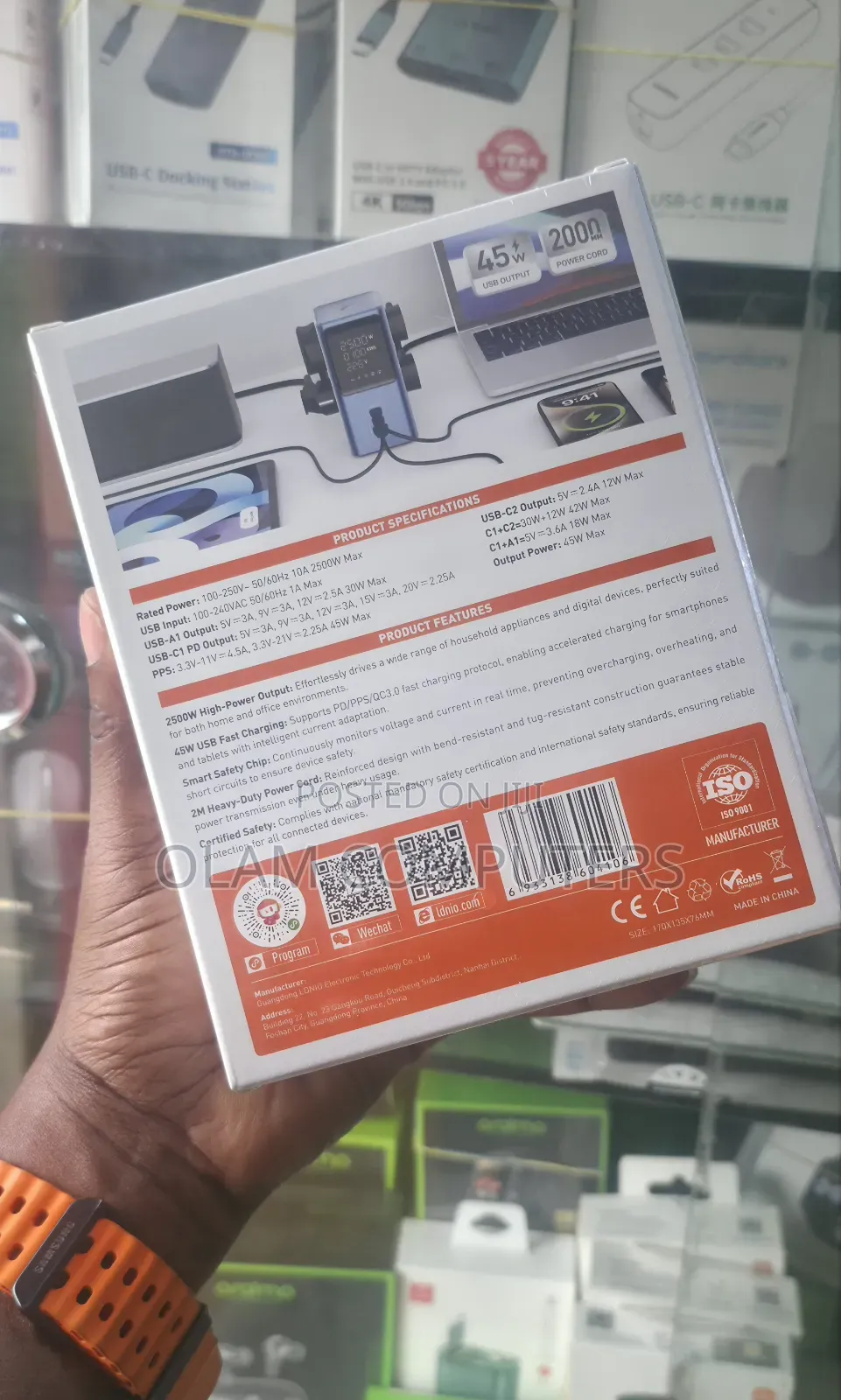 LDNIO Tower Extension Power Socket SC2
