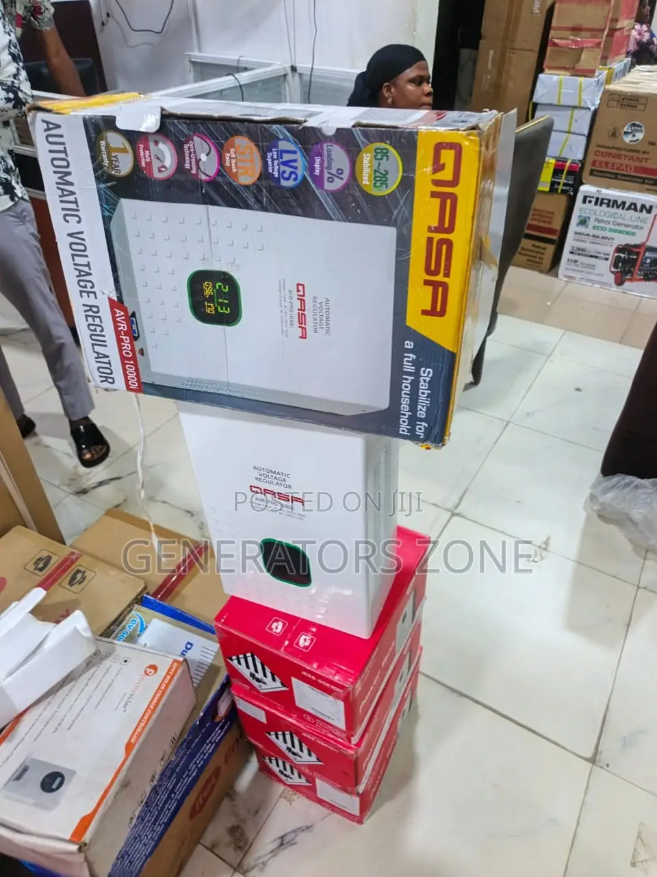 Qasa 10kVA Stabilizer for TVs, Computers & Home Appliances
