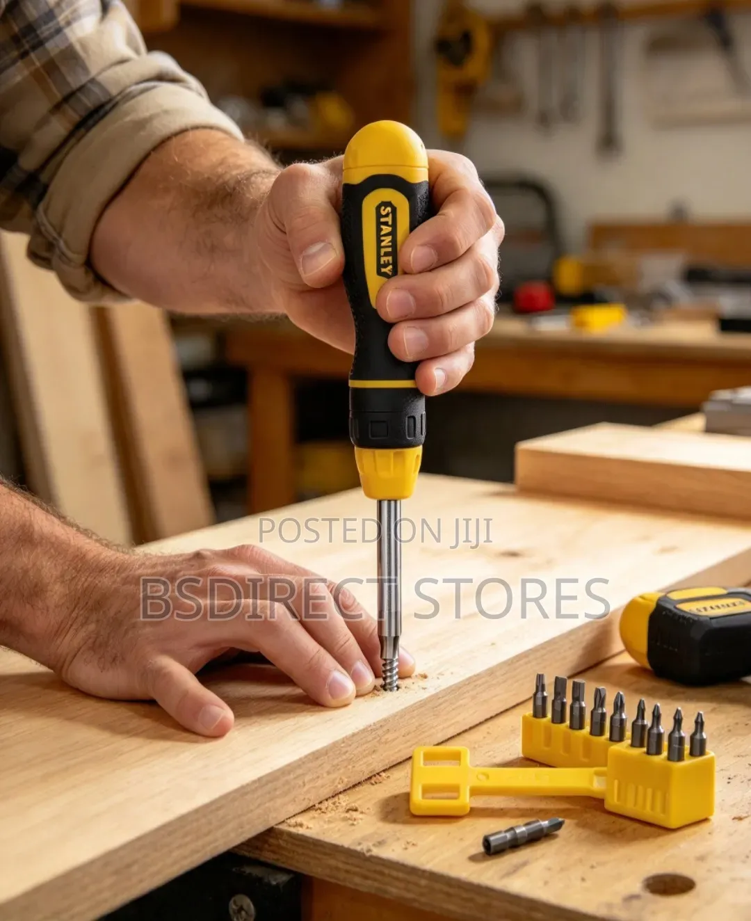 Stanley STA068010 Multibit Ratchet Screwdriver With 10 Bits
