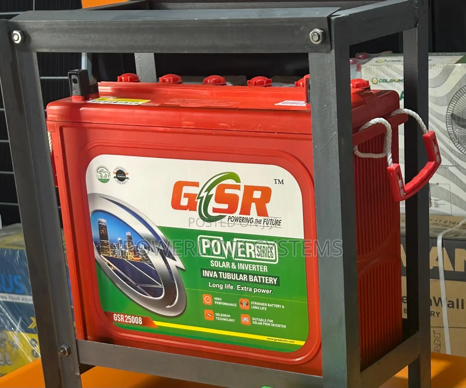 GSR 240A 12V Solar Tubular Battery