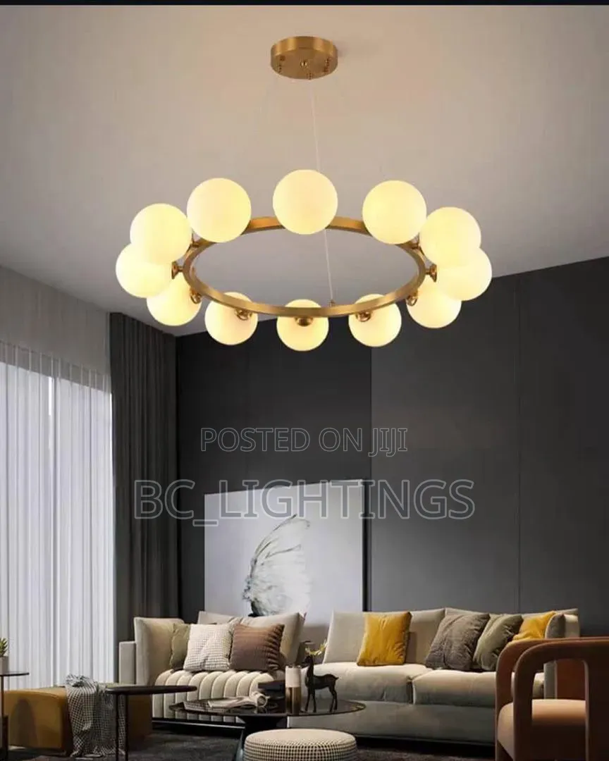 Nordic Ball Chandelier Light Living Room Dining Room Bedroom Kitchen