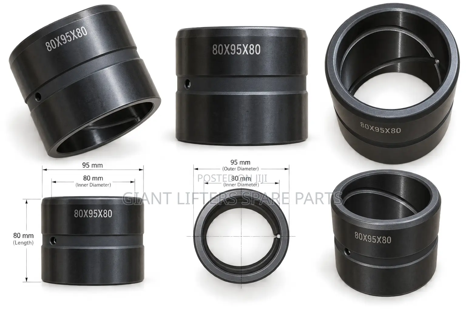 236-6268 Excavator Bucket/Linkage Bushing – 80×95×80mm