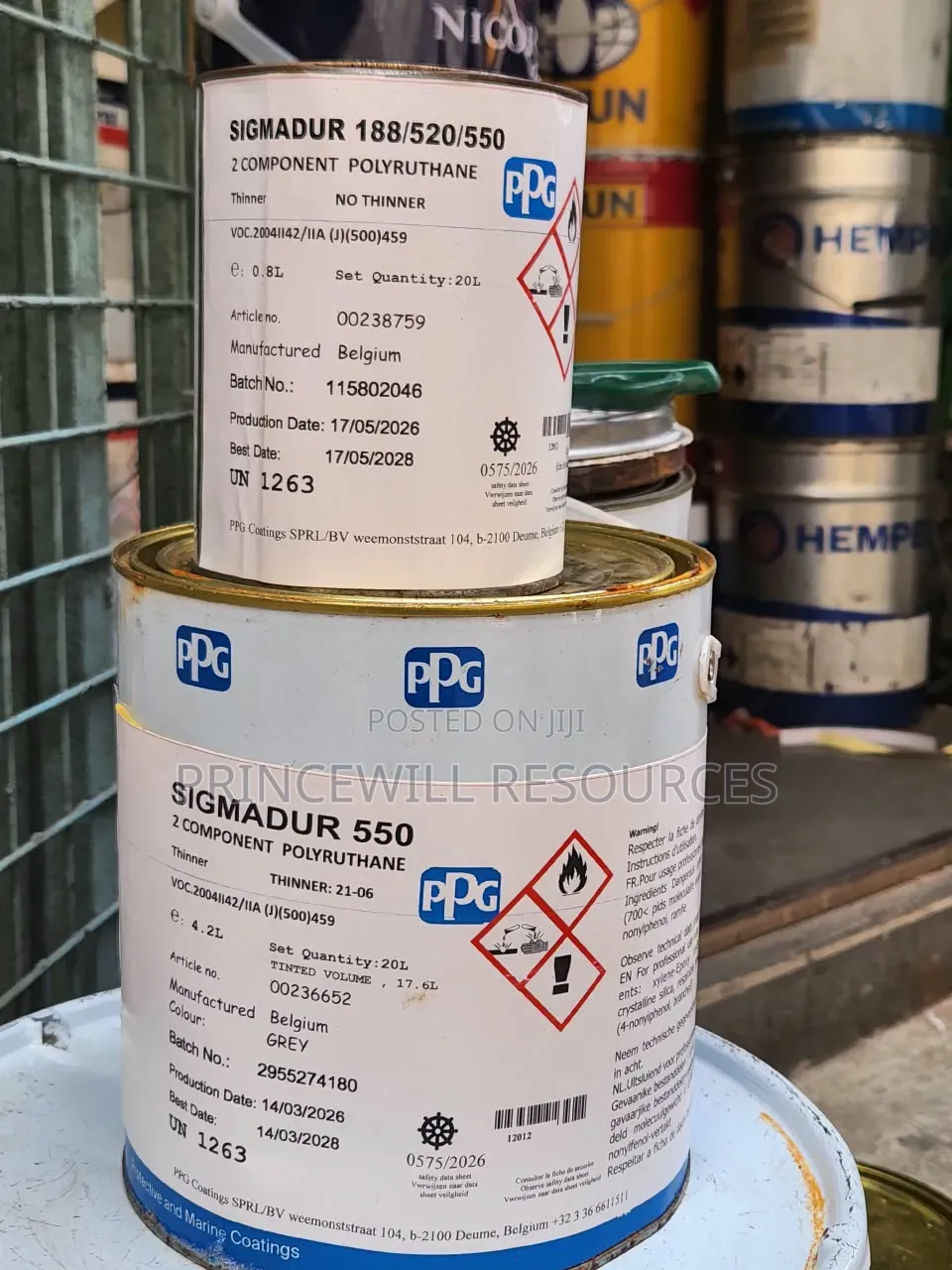 Paint Sigmadure 550 2 Component Polyurethane