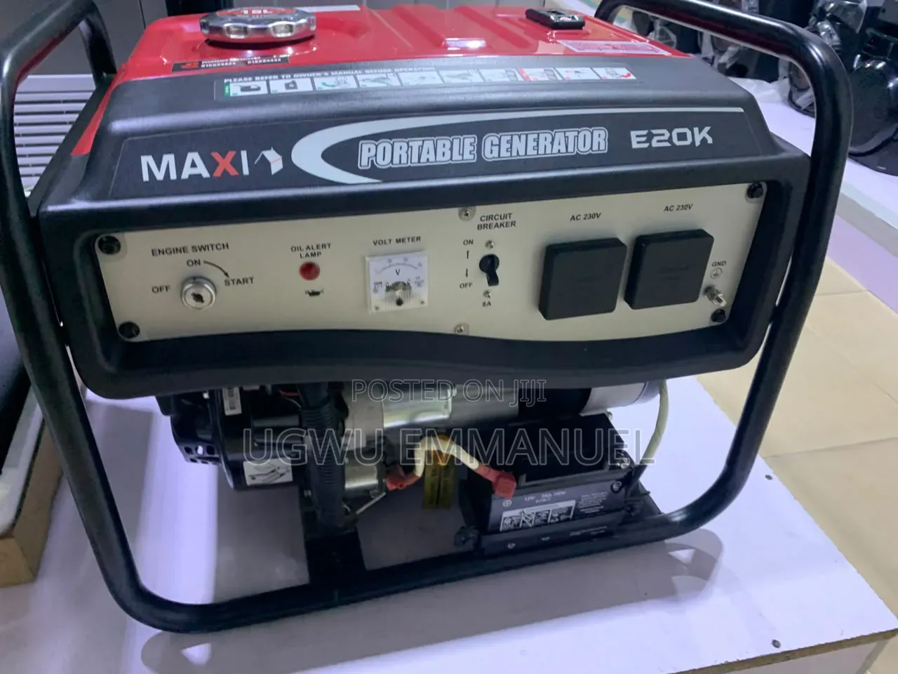 Maxi E20k Generator With Key Start